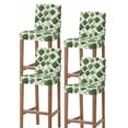thumbnail image 1 of Sage Green Geometric Moroccan Bar Stool Covers Set of 4, Abstract Art Ombre Modern Stretch Washable Bar Chair Covers with Backs, Removable Pub Counter Height Chair Cover for Kitchen Dining Room Cafe, 1 of 7