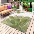 thumbnail image 1 of Sage Green Gold Outdoor Rug 5x7 Ft, Non Slip Washable Area Rug, Aesthetics Flower Boho Watercolor Art Patio Rugs Carpet Runner, Large Floor Mat for Indoor/Outdoor Deck Porch Camping, 1 of 8