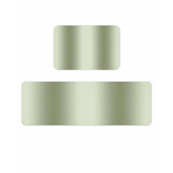 Sage Green Gradient Kitchen Mats for Floor 2 Piece, Abstract Texture Modern Simple Absorbent Non-Slip Kitchen Rugs Comfort Standing Mat for Laundry, Hallways 15.7"x23.6"+15.7"x47.2"