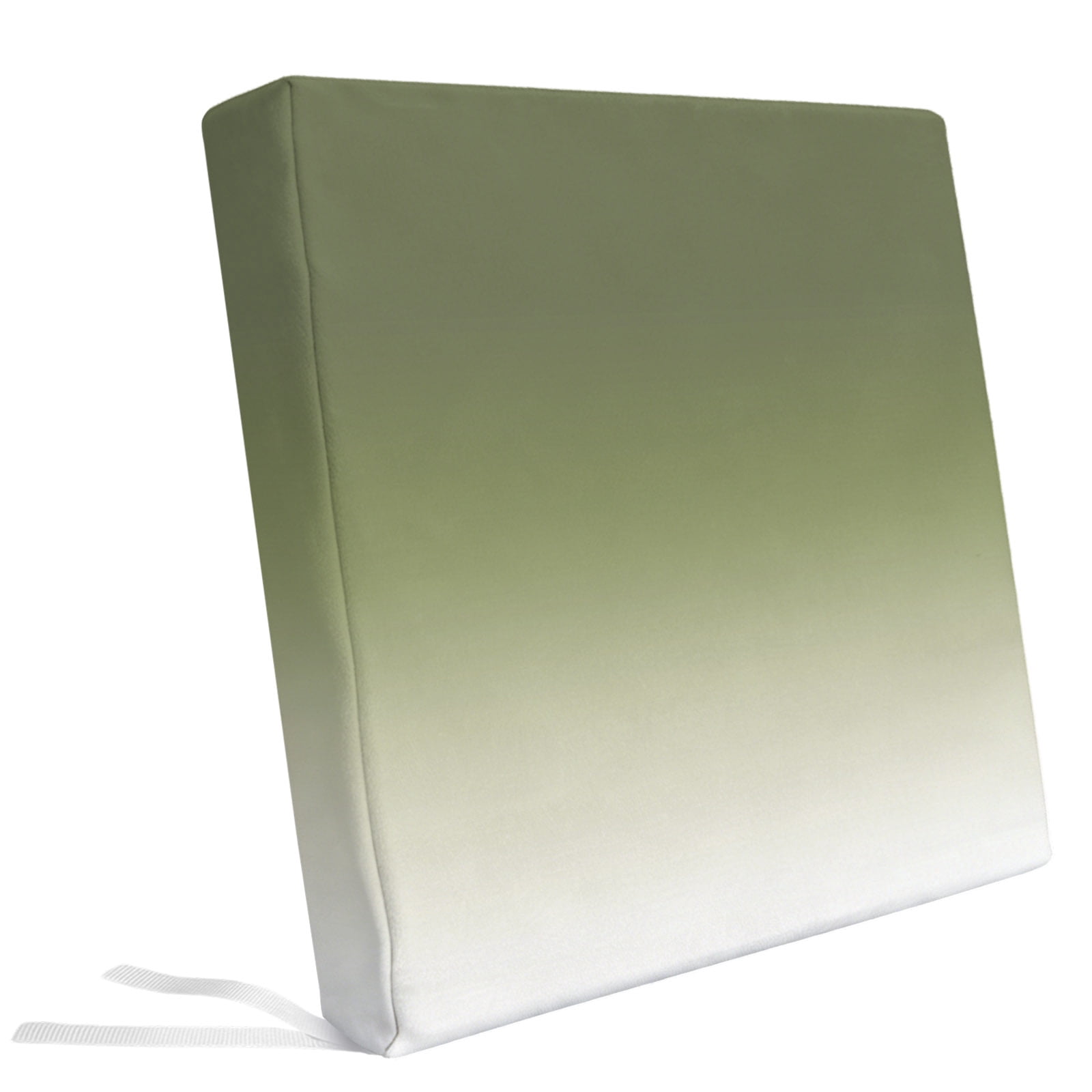 Colid Background Sage Green Gradient Ombre Outdoor Seat Cushion Covers Set of 2 ...