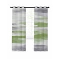 thumbnail image 1 of Sage Green Gray Blackout Curtains 63 Inches Long for Bedroom, Neutral Abstract White Ombre Texture Thermal Insulated Room Darkening Black Out Window Curtain Panels Grommet Drapes for Living Room, 1 of 8