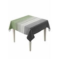 thumbnail image 1 of Sage Green Gray Ombre Table Cloth, Vintage Country Wooden Waterproof Tablecloth for Square Tables, Reusable Washable Fabric Table Cover for Restaurant Kitchen Dining Tables 60"x60", 1 of 6