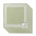 thumbnail image 1 of Sage Green Greek Key Cloth Napkins, Geometric Greece Ancient Farmhouse Geo Washable and Reusable Dinner Napkins Set of 6, Table Napkin for Kitchen Party Birthday Wedding Hotel Housewarming 20"x20", 1 of 8
