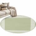 thumbnail image 1 of Sage Green Greek Key Large Area Rugs for Bedroom Living Room, Soft Non Slip Carpet Bedside Rug, Geometric Greece Ancient Farmhouse Geo Round Floor Cover Kitchen Accent Rug 4' for Dining Room/Office, 1 of 9