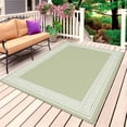 thumbnail image 1 of Sage Green Greek Key Outdoor Rug for Patio/Deck/Porch, Non-Slip Large Area Rug 3 x 5 Ft, Geometric Greece Ancient Farmhouse Geo Indoor Outdoor Rugs Washable Area Rugs, Camping Rug Carpet Runner, 1 of 8