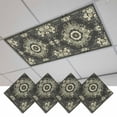 thumbnail image 1 of Sage Green Grey Boho Fluorescent Light Covers, Vintage Ethnic Geometric Abstract Magnetic Light Covers for Ceiling Lights, Fluorescent Ceiling Shade Filters for Classroom Bedroom Office 4x2Ft x 4PCS, 1 of 8