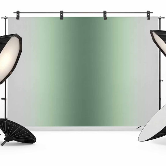Sage Green Grey Gradient Photography Backdrop 12x8FT, Minimalist Ombre Modern Art Photo Backdrops, Background for Photography Studio Photo Studio Background, Back Drop for Photoshoot