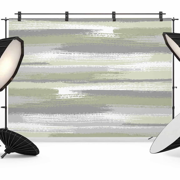 Sage Green Grey Lines Photography Backdrop 10x8FT, Abstract Mottled Paints Graffiti Texture Photo Backdrops, Background for Photography Studio Photo Studio Background, Back Drop for Photoshoot