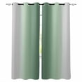 thumbnail image 1 of Sage Green Grey Ombre Blackout Curtains for Bedroom Living Room Darkening Curtains 54 Inch Long Farmhouse Gradient Minimalist Short Curtain for Small Window Treatment Grommet Drapes 42"x54"x2, 1 of 9