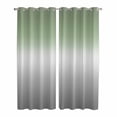 thumbnail image 1 of Sage Green Grey Ombre Kitchen Curtains 84 Inch Length, Modern Ombre Abstract Art Grommet Top Bedroom Living Room Curtains, Light Filtering Cafe Curtain Drapes 2 Panels Set 84''x84'', 1 of 9