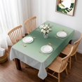 thumbnail image 1 of Sage Green Grey Ombre Table Cloth Waterproof Tablecloths, Modern Abstract Art Gradient Tablecloth Dining Table Cover for Kitchen Party Tabletop Outdoor, Rectangle Tablecloth 60x84 Inch, 1 of 9