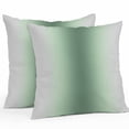 thumbnail image 1 of Sage Green Grey Ombre Throw Pillow Covers 18x18 Inch Set of 2, Modern Abstract Art Gradient Waterproof Outdoor Pillow Covers, Decorative Cushion Pillowcases for Couch, Sofa, Bed, Garden, Patio, 1 of 9