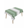 thumbnail image 1 of Sage Green Grey Stripe Table Cloth, Farmhouse Simple Striped Waterproof Tablecloth for Rectangle Tables, Reusable Washable Fabric Table Cover for Restaurant Kitchen Dining Tables 60"x84", 1 of 6