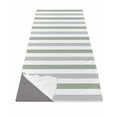 thumbnail image 1 of Sage Green Grey Stripe Yoga Towel for Hot Yoga Non Slip, Modern Farmhouse Vertical Striped Yoga Mat Towel Absorbent Yoga Sweat Towels Microfiber Hot Yoga Blanket for Bikram Pilates 26"x74", 1 of 7