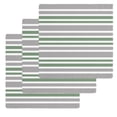 thumbnail image 1 of Sage Green Grey Striped Kitchen Dish Towels for Drying Dishes Set of 3, Horizontal Lines Simple Minimalist Waffle Weave Microfiber Hand Tea Bathroom Towels Quick Dry & Absorbent Towel 12x12, 1 of 7