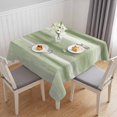 thumbnail image 1 of Sage Green Grey Table Cloth Waterproof Tablecloths, Abstract Art Oil Painting Green Ombre Tablecloth Dining Table Cover for Kitchen Party Tabletop Outdoor, Square Tablecloth 60x60 Inch, 1 of 9