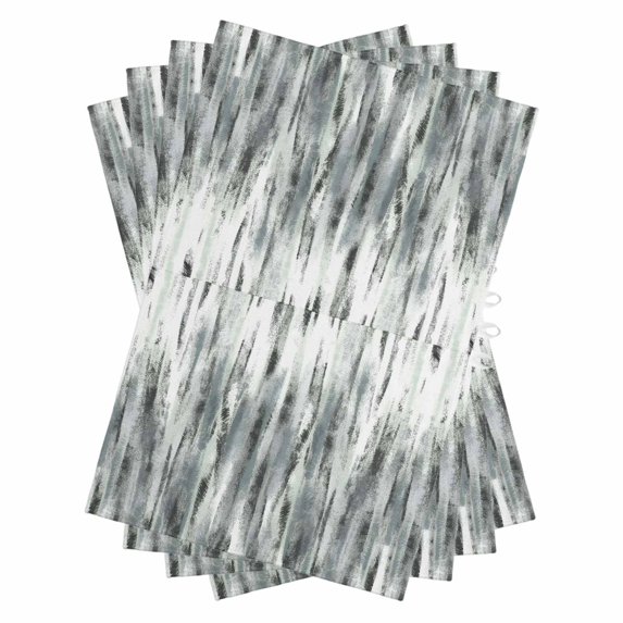 Sage Green Grey Vintage Kitchen Towels Set of 4, Water Absorbent Dish Towel, Retro Abstract Art Decorative Hand Towels - Quick Drying Cloth for Cooking Baking, 18x28 Inch