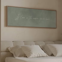Emerald Green If Love Is The Answer You'Re Home Wall Art Moody Decor ...