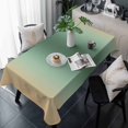 thumbnail image 1 of Sage Green Khaki Ombre Table Cloth Waterproof Tablecloths, Modern Abstract Art Gradient Tablecloth Dining Table Cover for Kitchen Party Tabletop Outdoor, Rectangle Tablecloth 54x108 Inch, 1 of 9