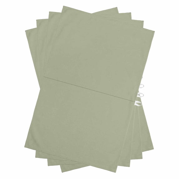 Sage Green Kitchen Towels Set of 4, Water Absorbent Dish Towel, Farmhouse Sage Green Decor Decorative Hand Towels - Quick Drying Cloth for Cooking Baking, 18x28 Inch