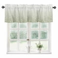 thumbnail image 1 of Sage Green Kitchen Valances for Windows 42x12 Inch Kitchen Curtains Valances Rod Pocket Floral Stripe Gradient Simple Branch Texture Bathroom Window Valances for Window Treatment Decor, 1 of 6