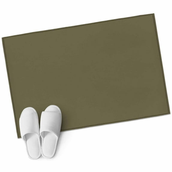 Sage Green Large Area Rugs for Bedroom Living Room, Soft Non Slip Carpet Bedside Rug, Brown Solid Color Simple Abstract Rectangular Floor Cover Kitchen Accent Rug 2'x3' for Dining Room/Office