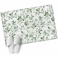 thumbnail image 1 of Sage Green Leaf Large Area Rugs for Bedroom Living Room, Non Slip Carpet Bedside Rug, Country Eucalyptus Nature Plant Branch Rectangular Floor Cover Kitchen Accent Rug 2'x3' for Dining Room/Office, 1 of 9