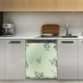thumbnail image 1 of Sage Green Leave Dishwasher Magnet Cover Decorative Sticker for Home Cabinet Kitchen 23" x26", 1 of 5