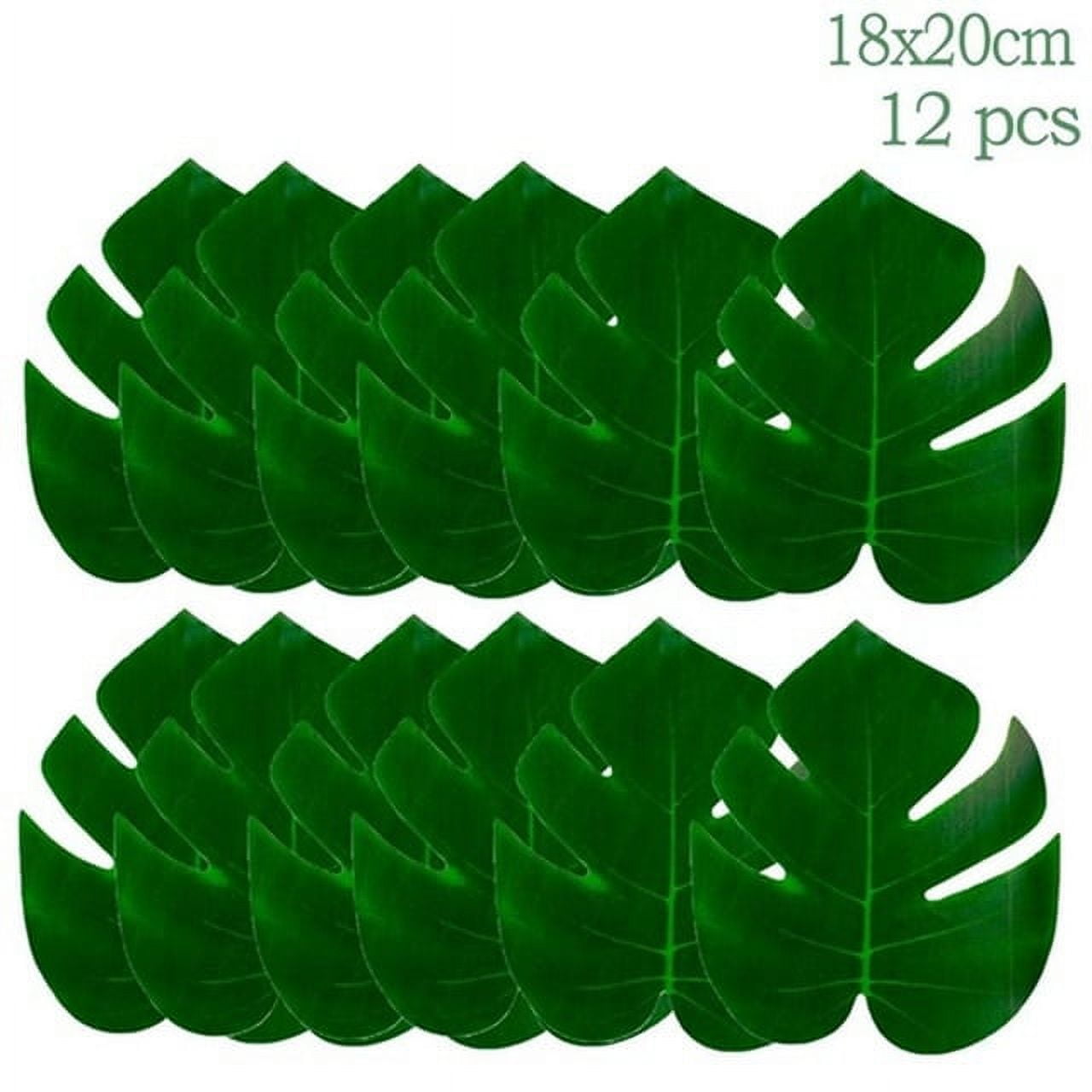 Sage Green Leaves Disposable Tableware Set Paper Plate Napkin Jungle