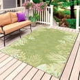 thumbnail image 1 of Sage Green Leaves Outdoor Rug 4x6 Ft, Non Slip Washable Area Rug, Summer Botanical Pastoral Patio Rugs Carpet Runner, Large Floor Mat for Indoor/Outdoor Deck Porch Camping, 1 of 8