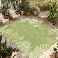 thumbnail image 1 of Sage Green Leaves Outdoor Rug for Patio/Deck/Porch, Non-Slip Large Area Rug 5 x 8 Ft, Summer Botanical Pastoral Indoor Outdoor Rugs Washable Area Rugs, Reversible Camping Rug Carpet Runner, 1 of 8