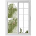 thumbnail image 1 of Sage Green Marble Window Privacy Film, Modern Ombre Abstract Ink Painting Art Static Cling UV Sun Blocking Heat Control Window Tint, Non-Adhesive One Way Windows Privacy Cover 17.7''x78.7'', 1 of 7