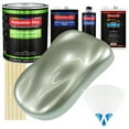 thumbnail image 1 of Sage Green Metallic Low VOC SLOW Car Paint 1 Gal Kit URETHANE BASECOAT Clearcoat, 1 of 6