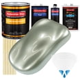 thumbnail image 1 of Sage Green Metallic SLOW 1 Gallon Auto Car Paint Kit URETHANE BASECOAT Clearcoat, 1 of 6