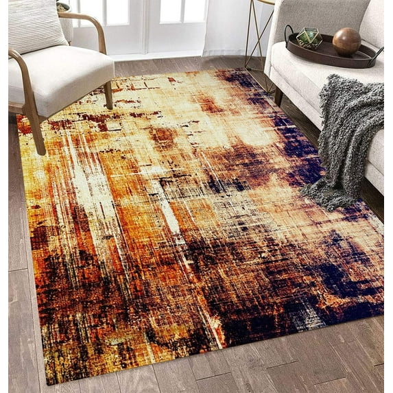 Sage Green Modern Distressed Area Rug For Living Room Boho Chic Western Dining Room Floorcover Soft Thick Bedroom Accent Rugs Washable Durable Rug 1x2ft