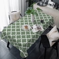 thumbnail image 1 of Sage Green Morocco Table Cloth Waterproof Tablecloths, Minimalist Boho Ethnic Abstract Motif Tablecloth Dining Table Cover for Kitchen Party Tabletop Outdoor, Rectangle Tablecloth 54x108 Inch, 1 of 9