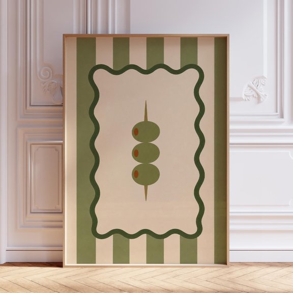 Sage Green Olive Wall Art Print