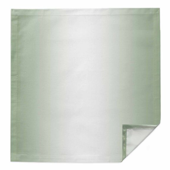 Sage Green Ombre Cloth Napkins Washable Set of 1, Sage Green White Gradient Modern Reusable Dinner Table Napkins Cloth Bulk for Weddings Kitchen Restaurants Hotel Events Parties 20 x 20 Inch