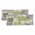 thumbnail image 1 of Sage Green Ombre Curtain Valances for Windows, Kitchen Valance Window Treatments Panel 2 Pack, Retro Abstract Mottled Geometric Rod Pocket Short Curtains for Bathroom Bedroom 54 x 18 Inch, 1 of 8