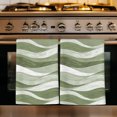 thumbnail image 1 of Sage Green Ombre Kitchen Towels Set of 4, Modern Moire Abstract Art Aesthetics Absorbent Dish Towels for Kitchen, Microfiber Hand Towel, Quick Drying Tea Towel for Cleaning Decorative Dishcloths, 1 of 7
