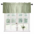 thumbnail image 1 of Sage Green Ombre Kitchen Valances for Windows 54x18 Inch Kitchen Curtains Valances Rod Pocket Modern Gradient Abstract Art Bathroom Window Valances for Window Treatment Decor, 1 of 6