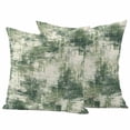 thumbnail image 1 of Sage Green Ombre Outdoor Waterproof Pillow Covers, Gradient Abstract Art Vintage Decorative Square Throw Pillowcase Sofa Cushion Sham for Patio/Couch/Chair, 16"x16" 2 Pack, 1 of 8