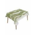 thumbnail image 1 of Sage Green Ombre Rectangle Tablecloth, Modern Moire Abstract Art Luxury Waterproof & StainResistant Tablecloth, Washable Oil-proof Table Cover for Dining/Party/Wedding/Camping/Buffet 60x84 In, 1 of 9