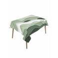 thumbnail image 1 of Sage Green Ombre Table Cloth, Modern Moire Geometric Abstract Waterproof Tablecloth for Rectangle Tables, Reusable Washable Fabric Table Cover for Restaurant Kitchen Dining Tables 60"x102", 1 of 5