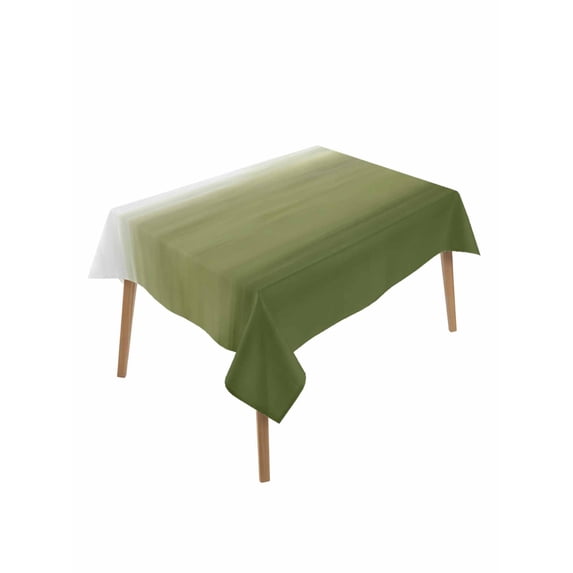 Sage Green Ombre Table Cloth, Waterproof Tablecloth for Rectangle Tables, Modern Abstract Art Texture Reusable Washable Fabric Table Cover for Restaurant Kitchen Dining Tables 60"x84"