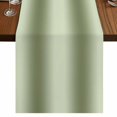 thumbnail image 1 of Sage Green Ombre Table Runner 90 Inches Long,Modern Abstract Art Farmhouse Gradient Cotton Linen Table Runners Dresser Scarves,Decorative Tabletop Scarf Furniture Cover for Home Dinner Party 13"x90", 1 of 8