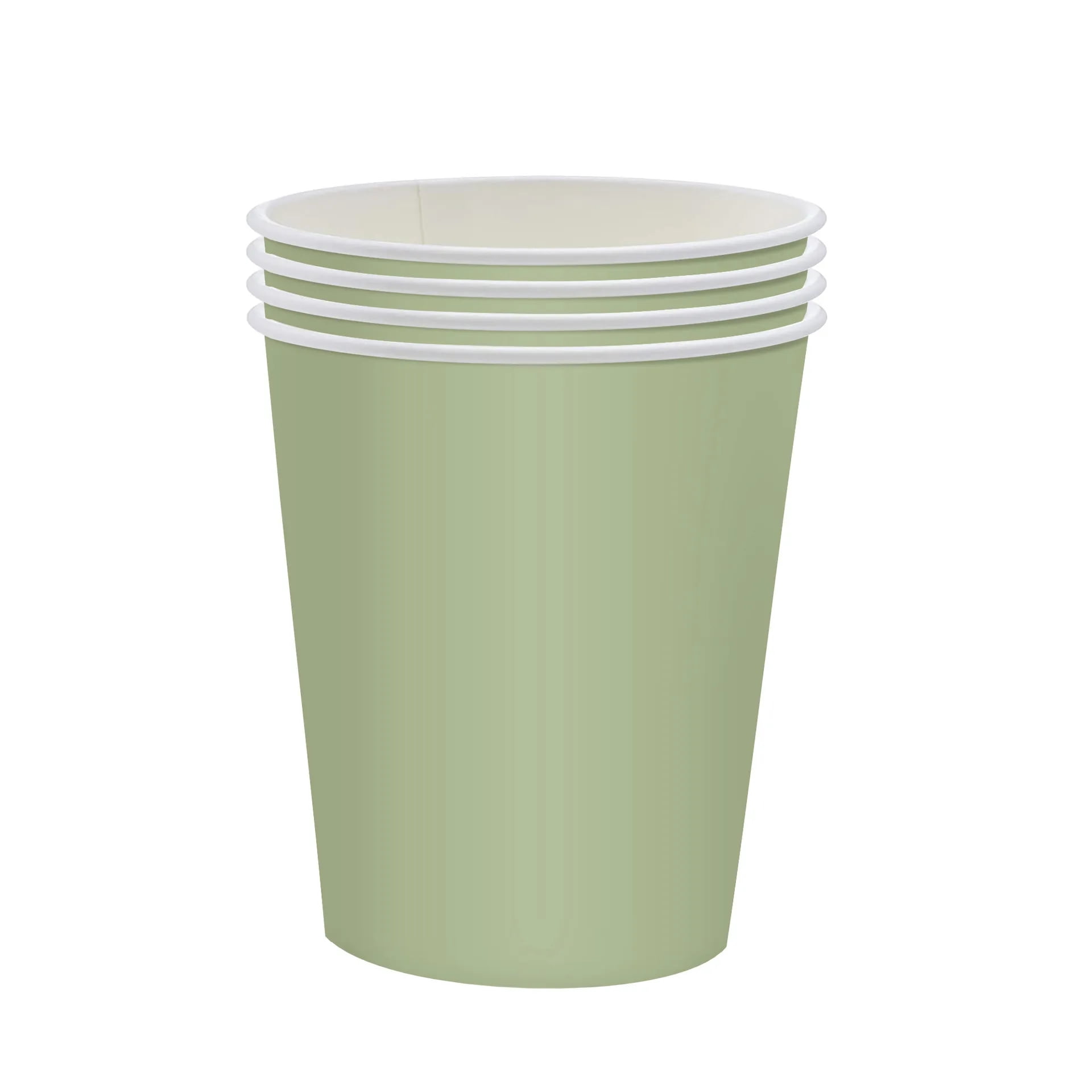 Sage Green Party Tableware Set Disposable Paper Plates Cups Napkins Tablecloth Jungle Safari Theme Party Supplies for Baby Shower Birthday