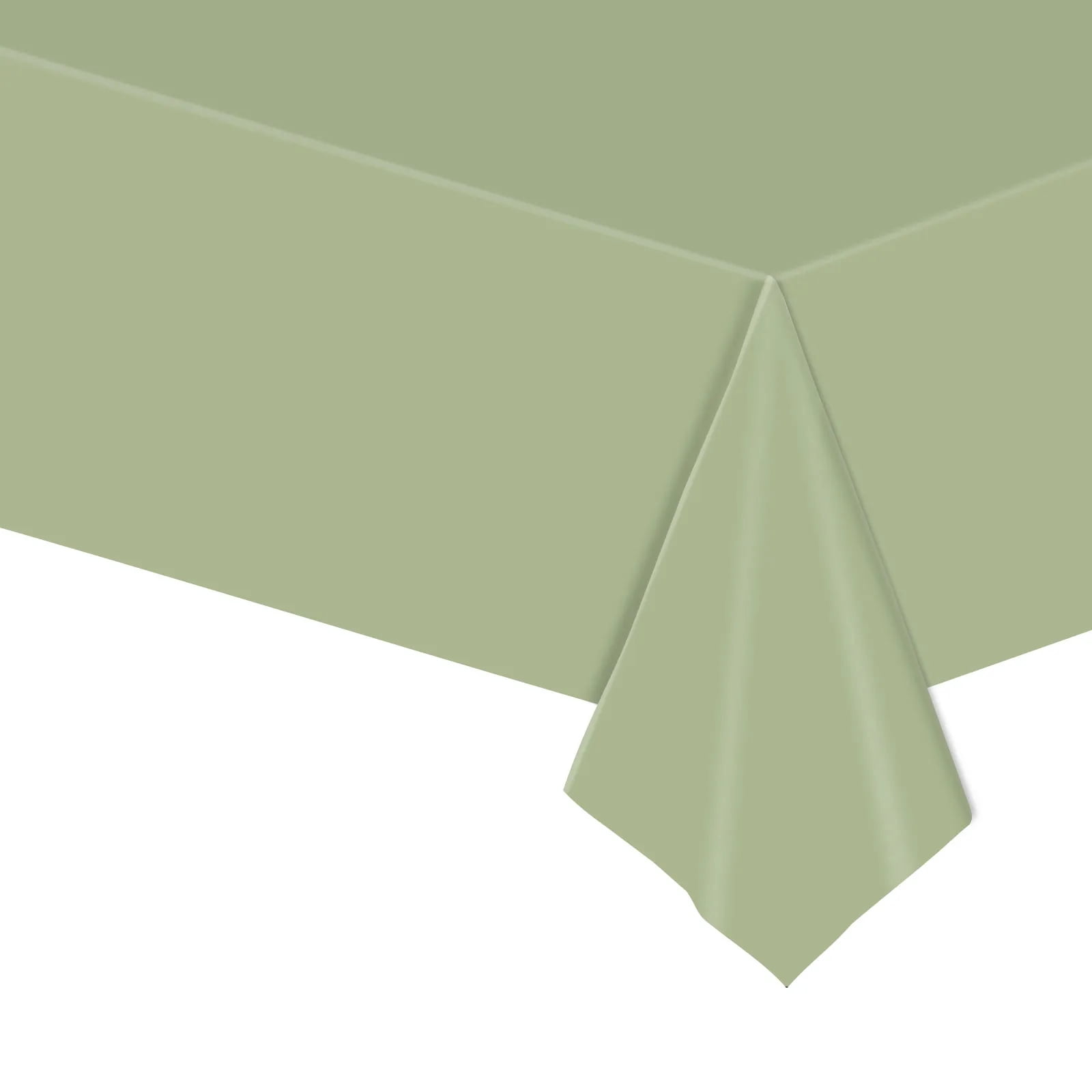 Sage Green Party Tableware Set Disposable Paper Plates Cups Napkins Tablecloth Jungle Safari Theme Party Supplies for Baby Shower Birthday