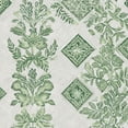 thumbnail image 1 of Sage Green Peel and Stick Wallpaper Vintage Green Floral Ornate Diamond Shapes Wall Mural 17.7in x 9.8ft Self Adhesive Removable Wall Paper Renter Friendly Wallpaper for Girls Bedroom, 1 of 8