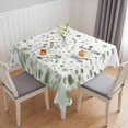 thumbnail image 1 of Sage Green Polka Dot Table Cloth Waterproof Tablecloths, Modern Art Abstract Watercolor Dot Tablecloth Dining Table Cover for Kitchen Party Tabletop Outdoor, Square Tablecloth 60x60 Inch, 1 of 9